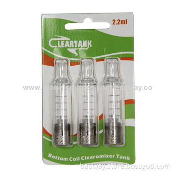 Manufacturer Bottom Coil Bauway Clear Tank MT1 Atomizer in Blister Package
